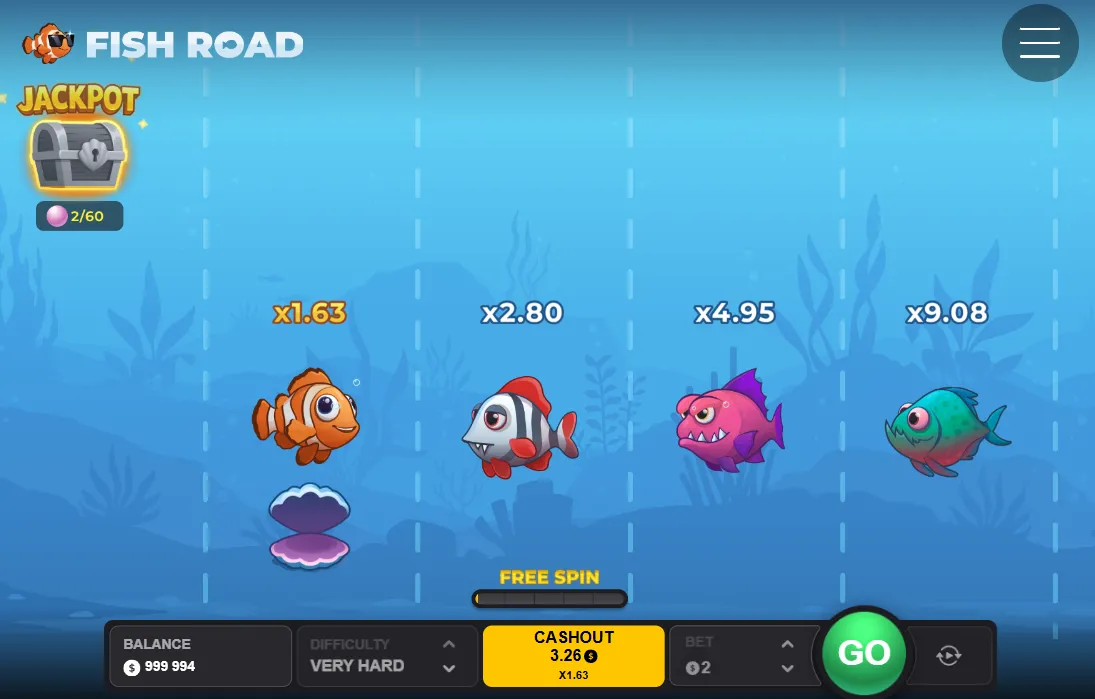 Comparing Fish Road to other crash games