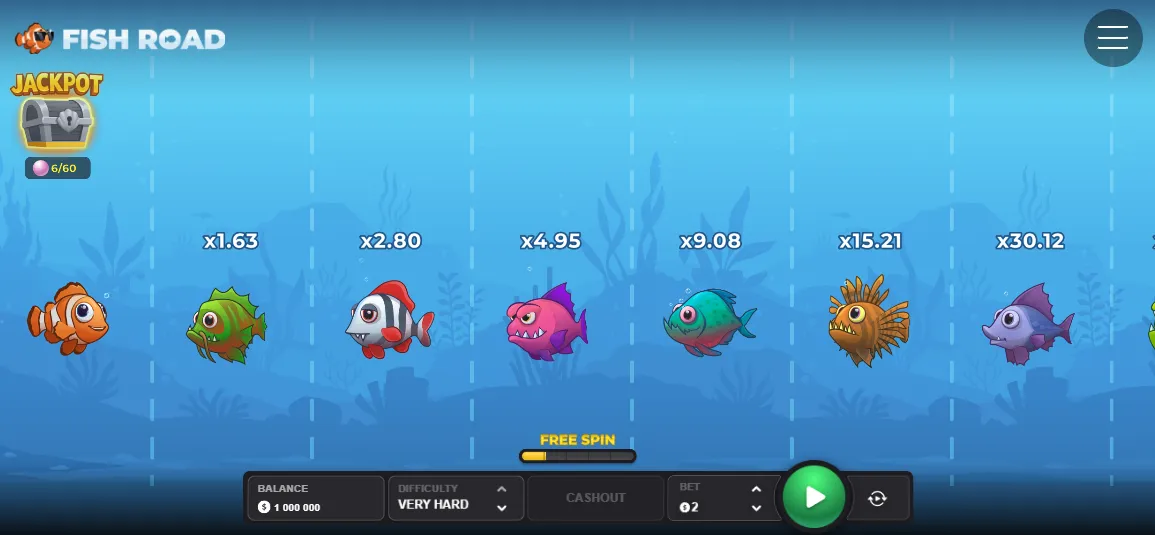 Mechanik und funktionen Fish Road