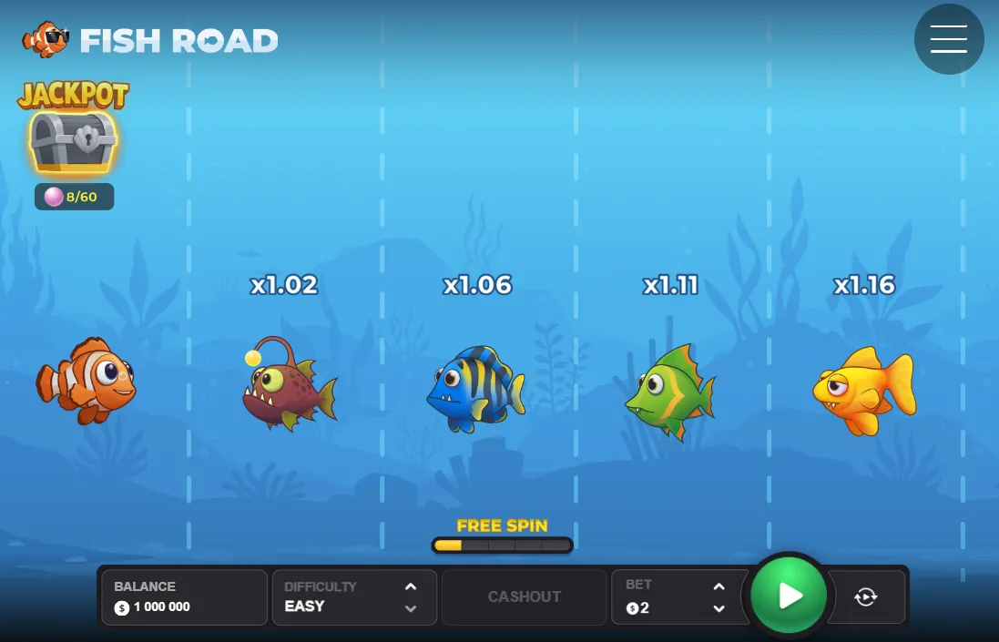 Mechanics and gameplay in Fish Road